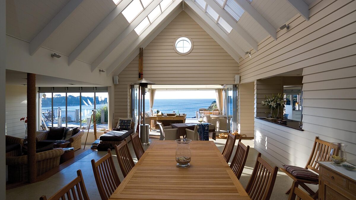 Linea™ Weatherboard used as interior feature