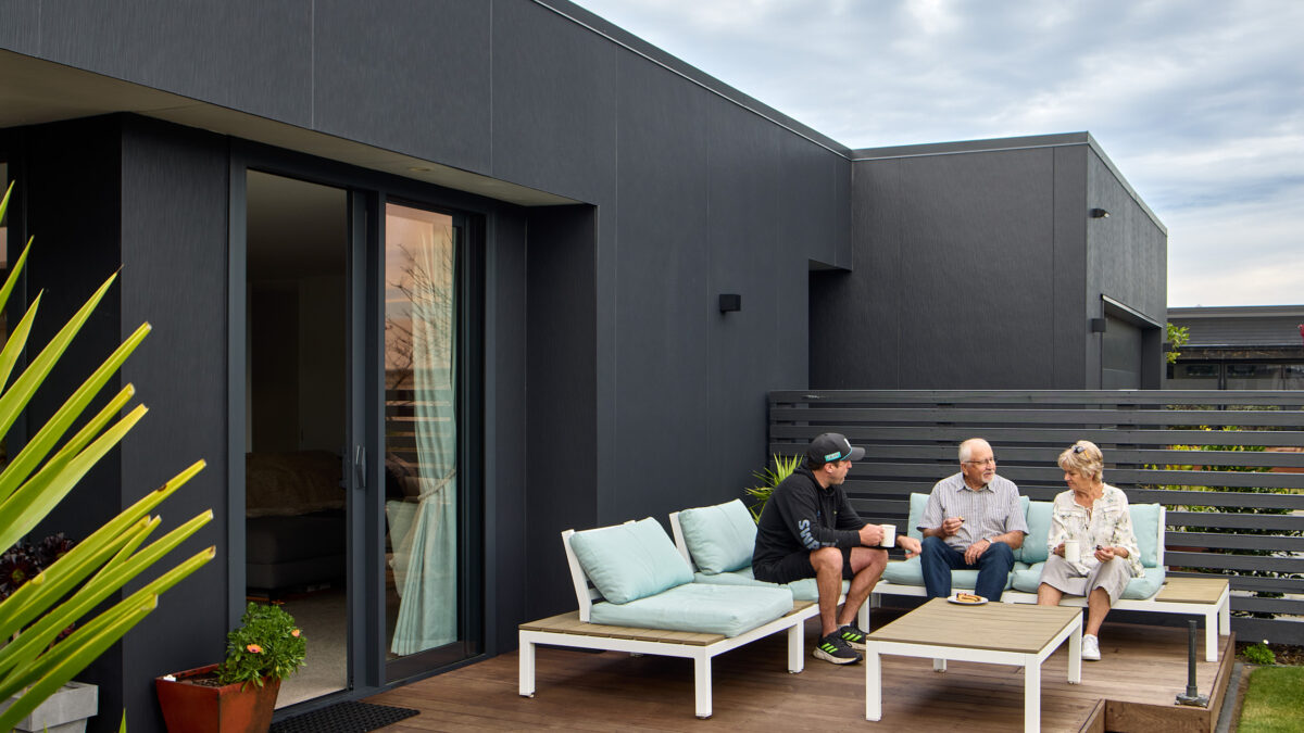 Axon Panel Brushed Concrete Back