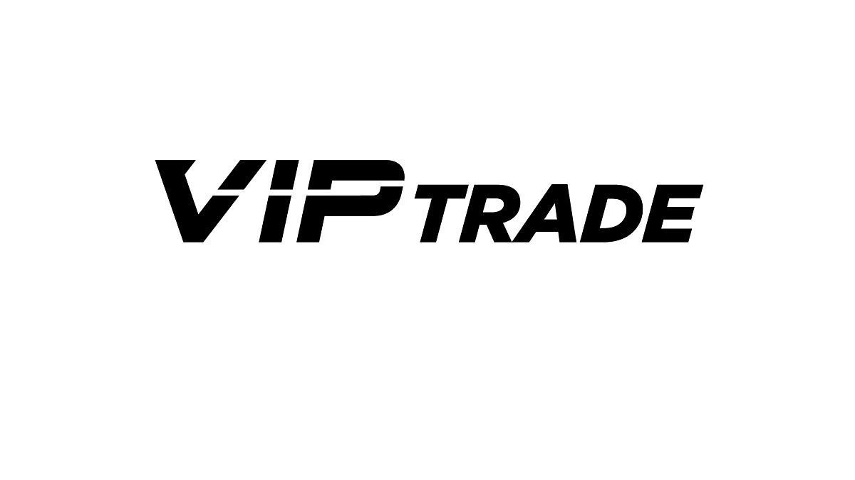 VIP trade logo long black