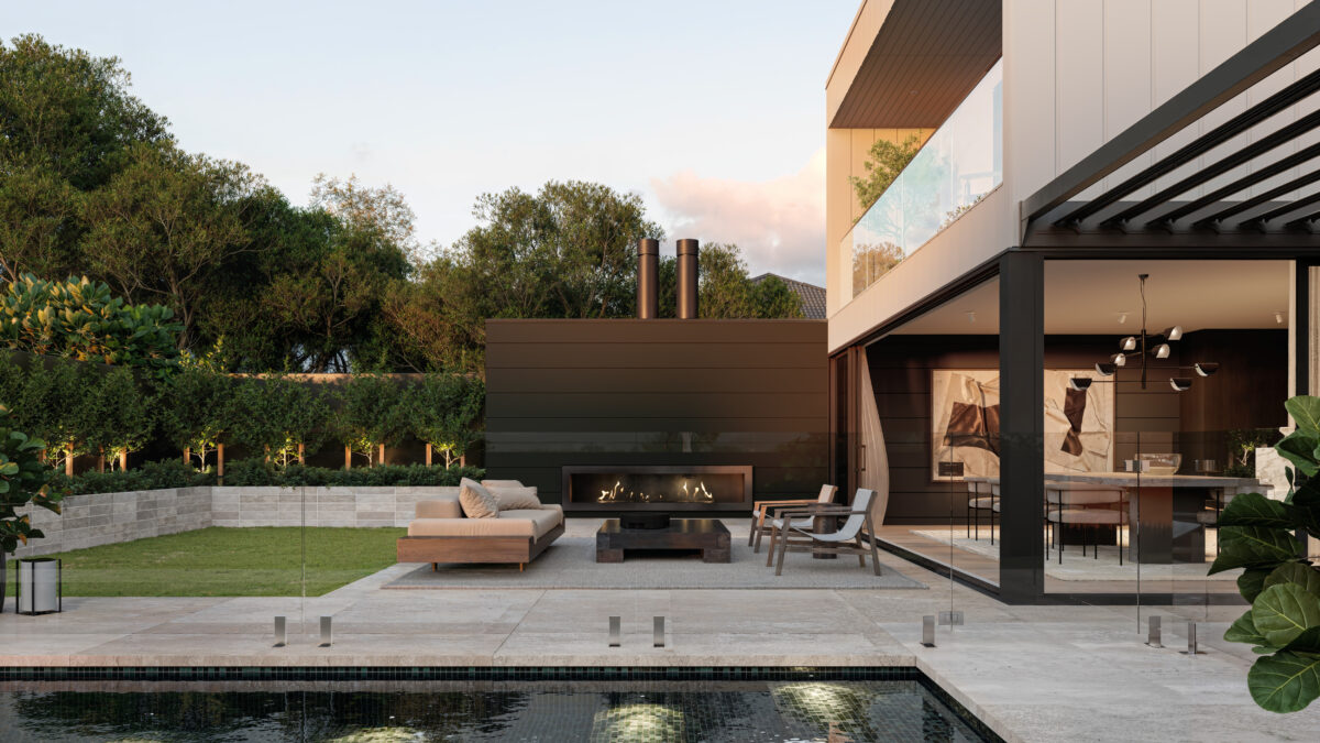 JH Box Modern House Rear Final01